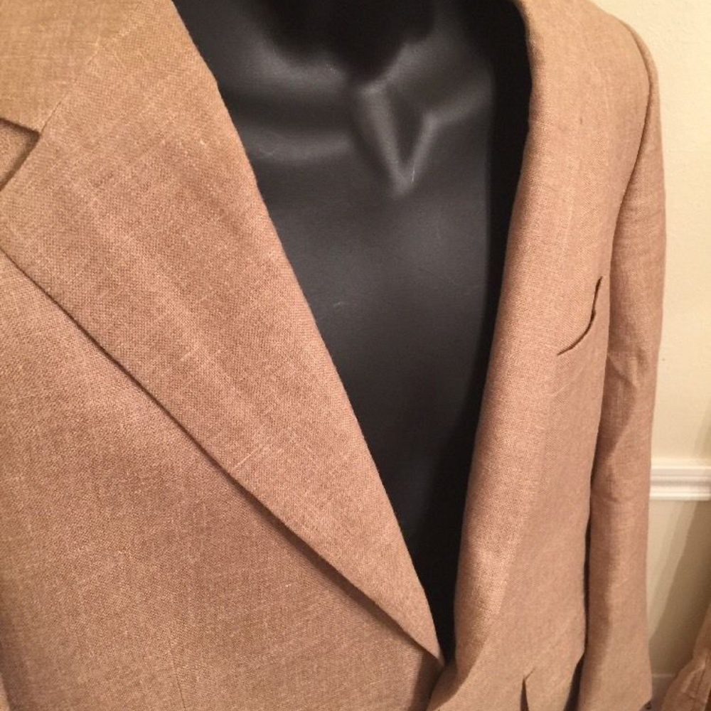 BROOKS BROTHERS ITALY SILK & LINEN SPORTCOAT 41R